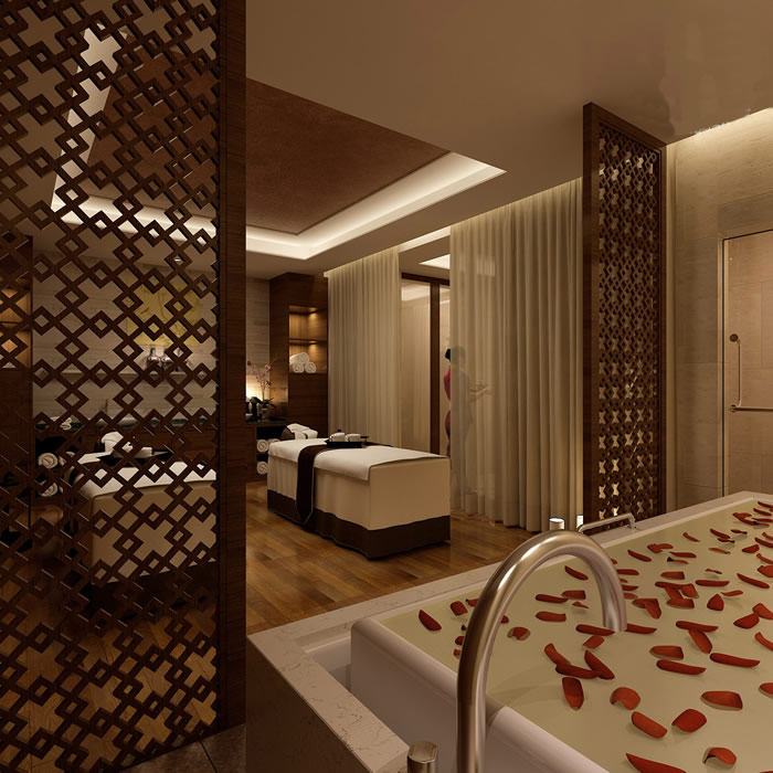 spa水療會所工作區設計效果圖