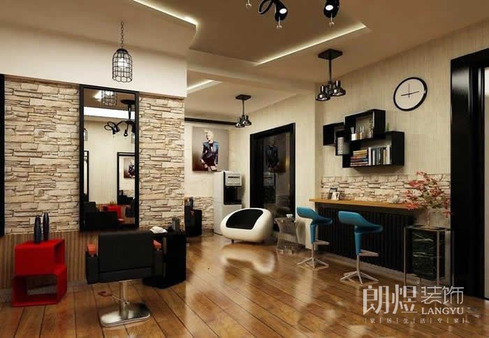 40平米理發店裝修設計風格 開理發店需要