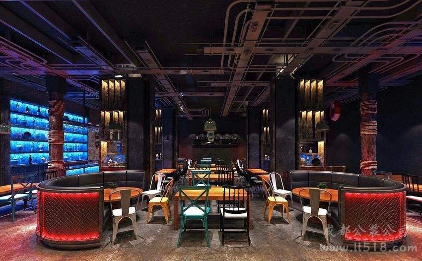 成都特色土菜館餐廳裝修效果圖鑒賞