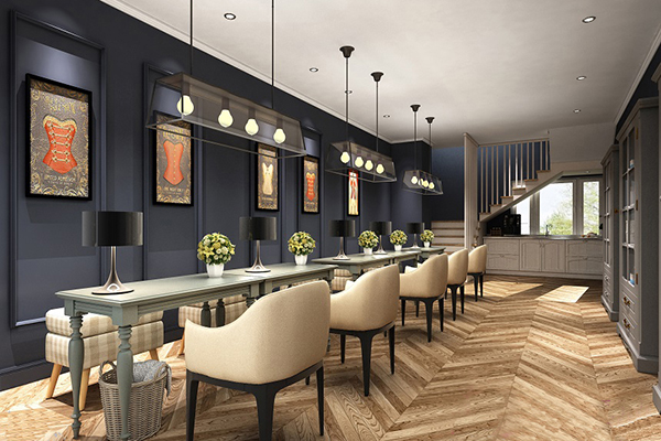 創意美甲店鋪裝修風格