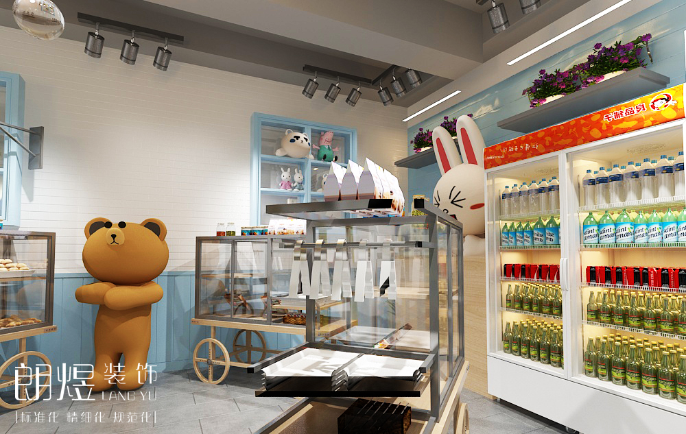 便利店內部擺設圖片