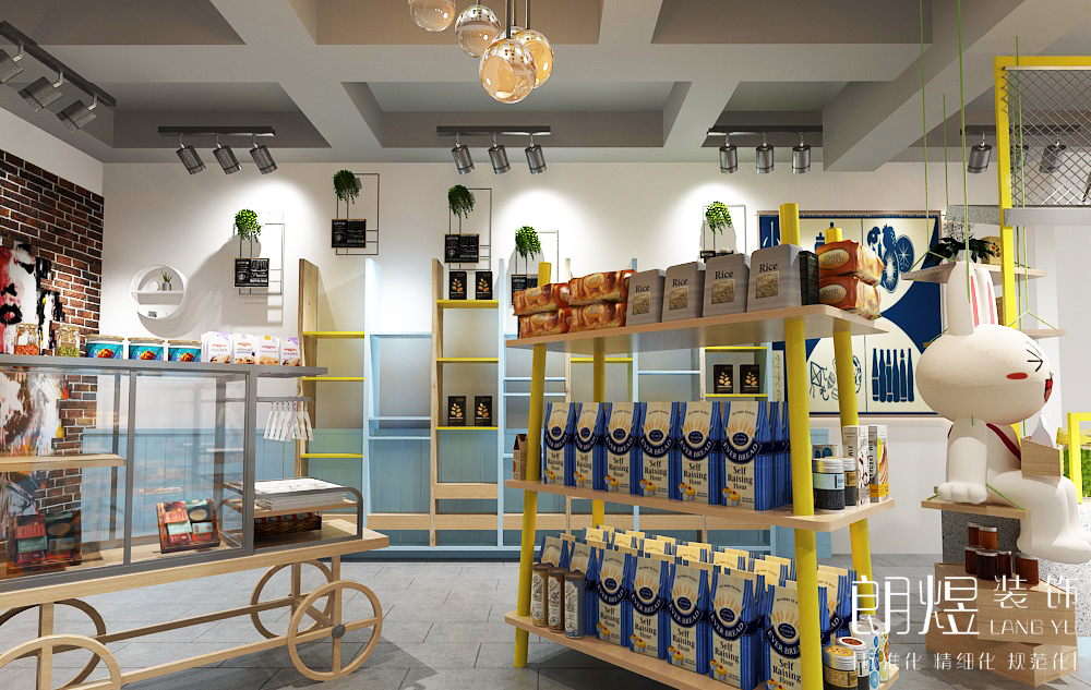 便利店創意貨架設計效果圖
