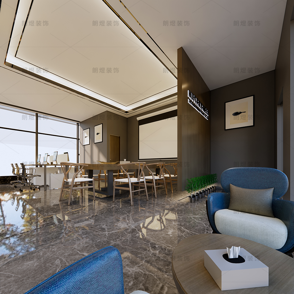 貿易有限公司辦公室裝修效果圖