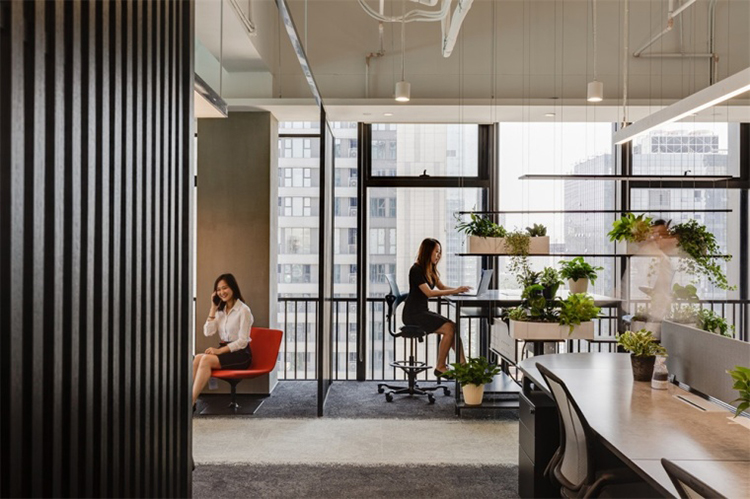 辦公區域裝修效果圖