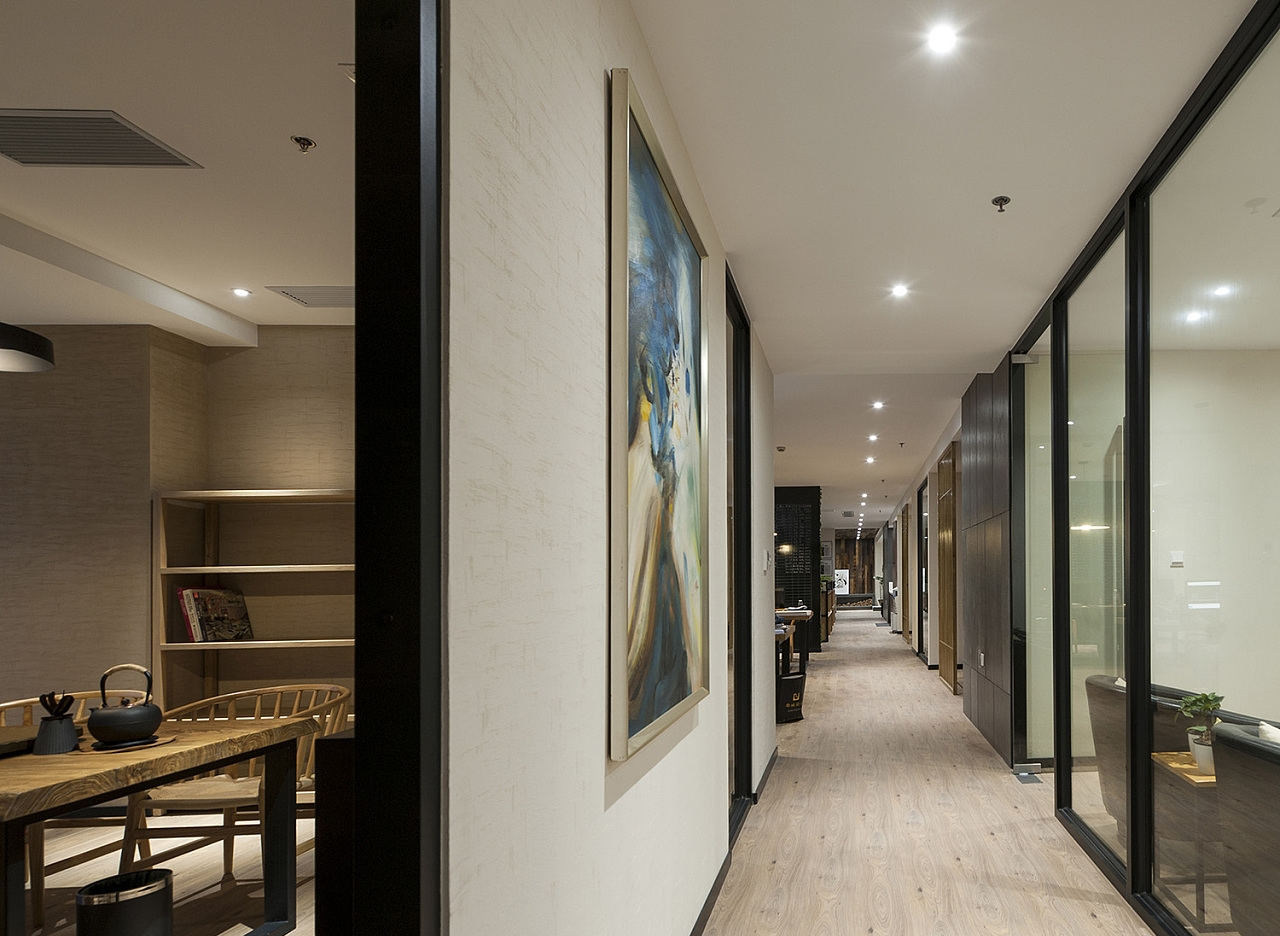 辦公室過(guò)道設(shè)計(jì)實(shí)景