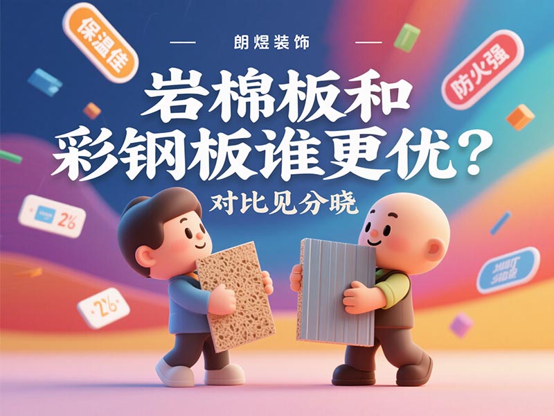 巖棉板和彩鋼板性能對比