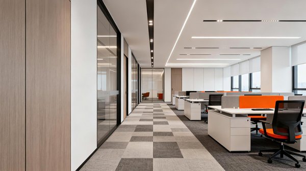 辦公室裝修時把地毯鋪成丁字形好嗎？