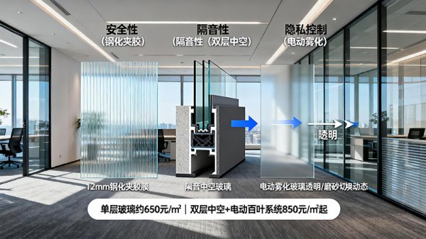 辦公室隔斷墻的設計——打造從功能分區